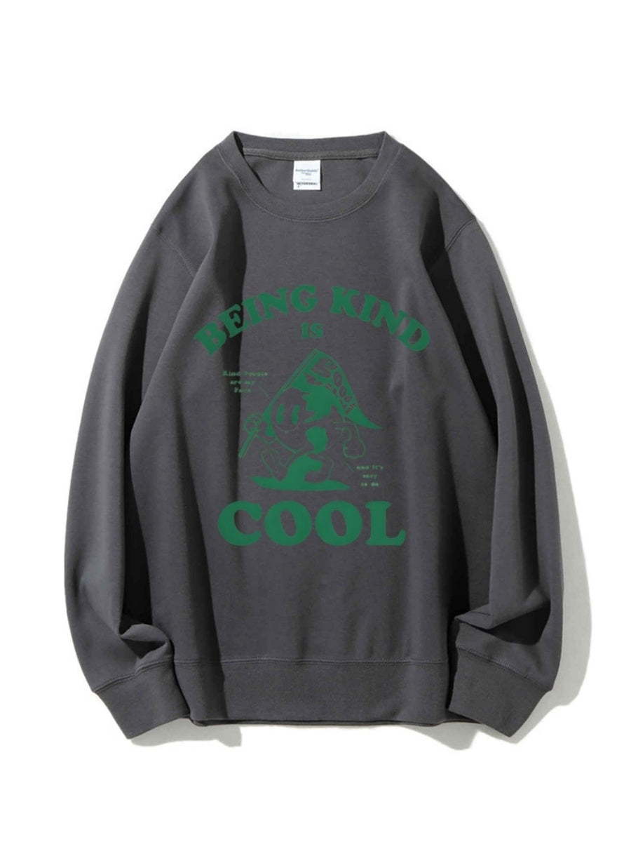 Pullover Pattern Printed Sweatshirt