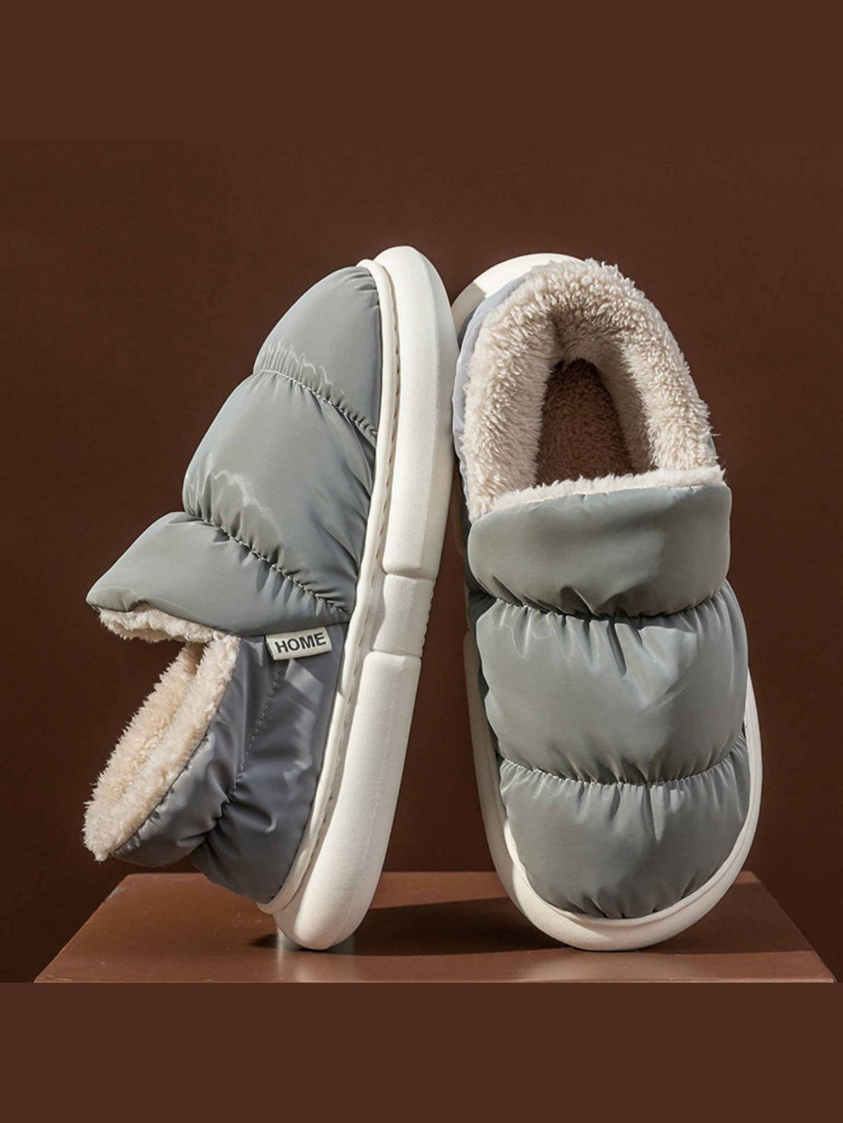 Colorblock Pleated Flats