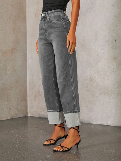 Liber Spring Women's Old Jeans