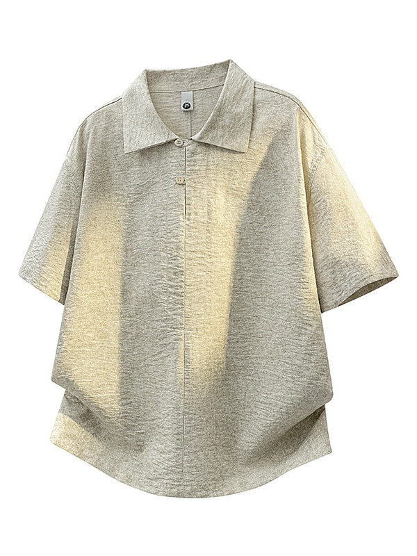 Leisure Loose-fit Retro Polo Shirts