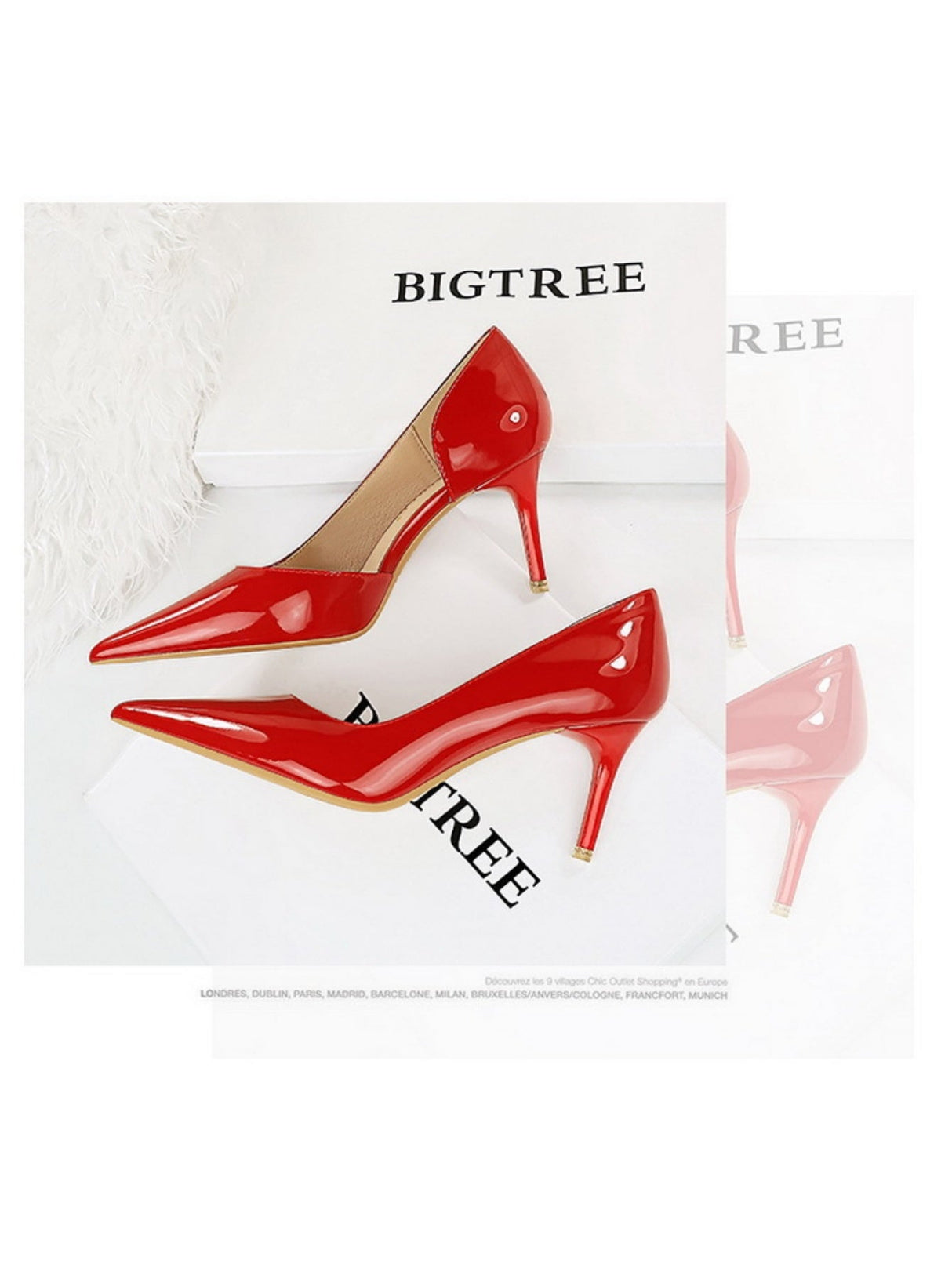 Liber Spring and Autumn hollow ladies high heels