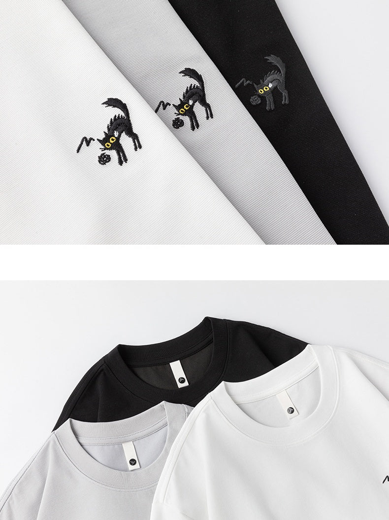Embroidery Loose-fit T-shirts