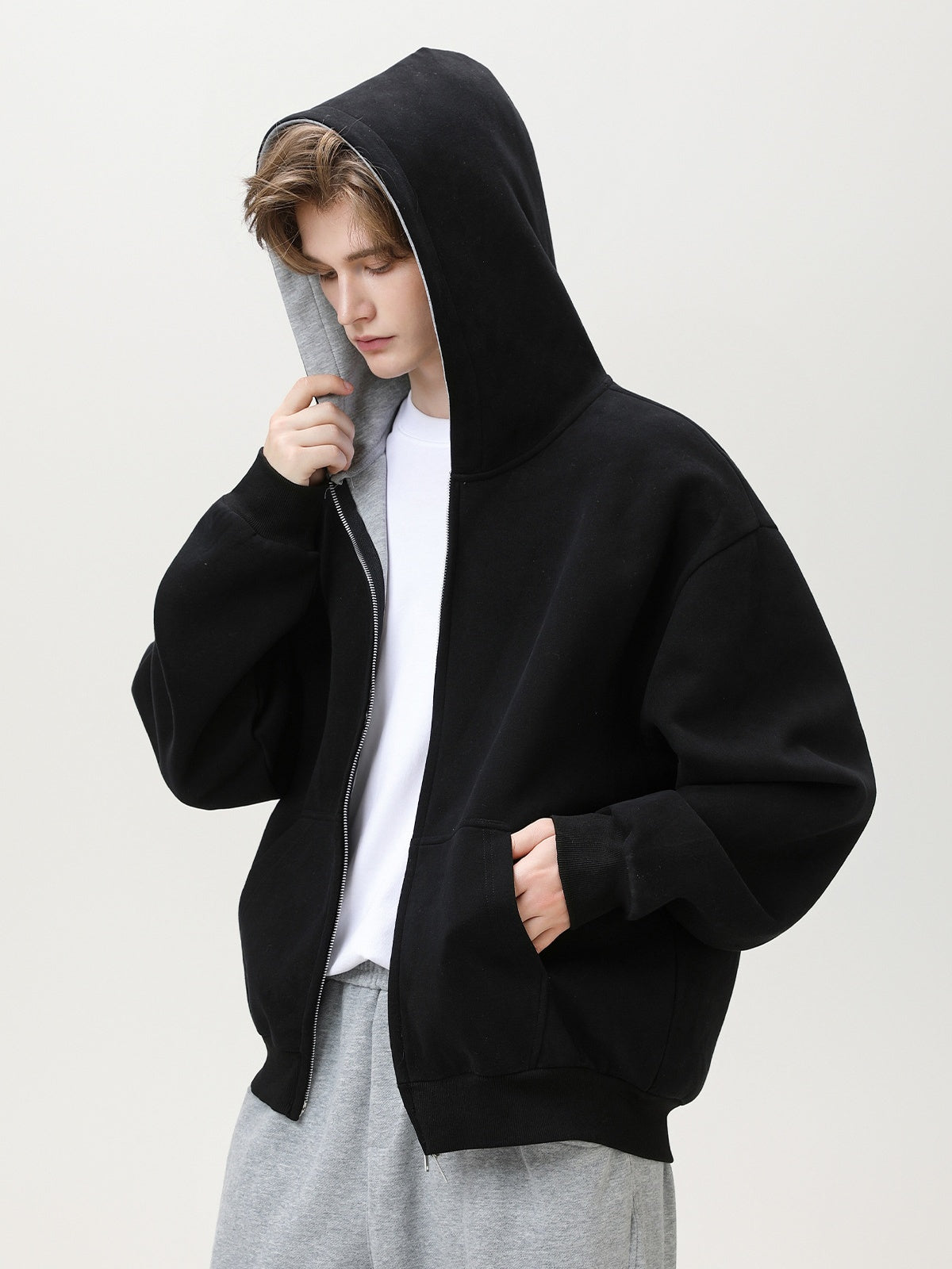 Liber Autumn Men's Solid Color Jackets