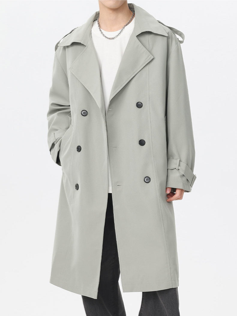 Double-breasted Mid-length Trench Coats