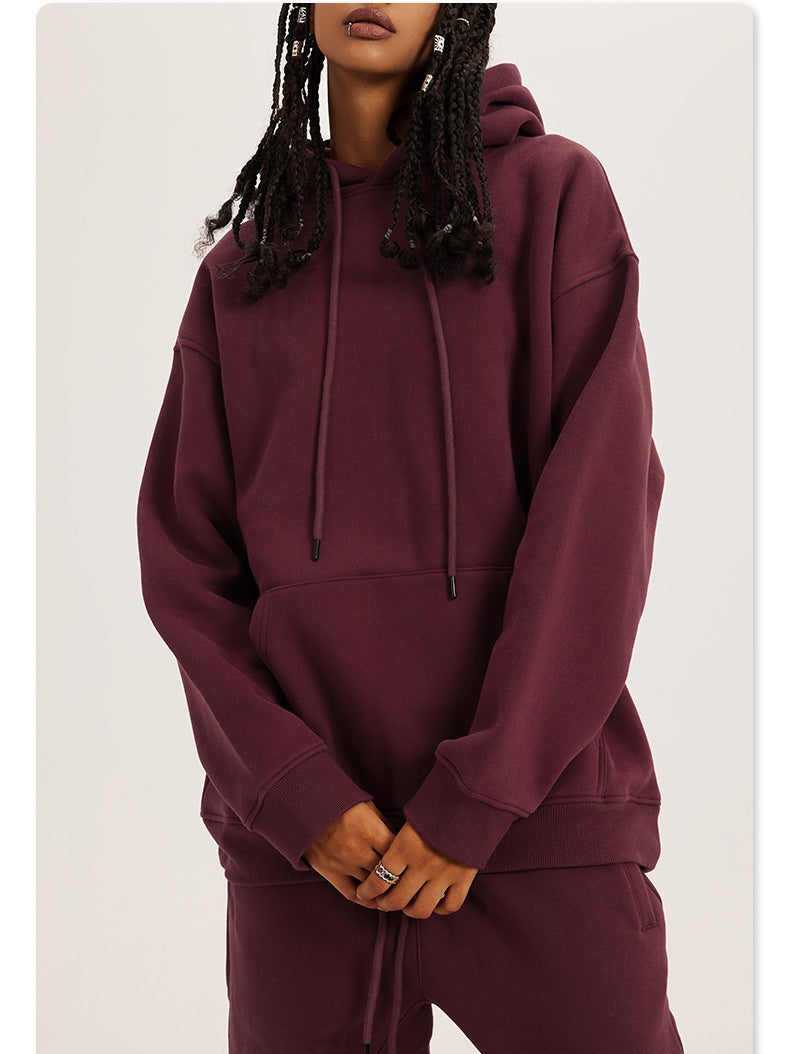 Liber Autumn Neutral Thin Fleece Hoodie
