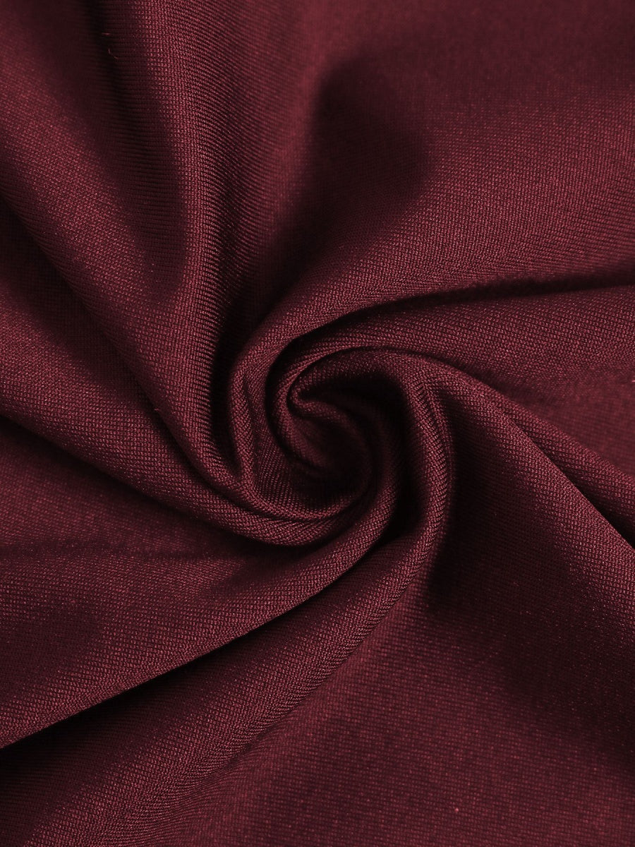 V-neck Lace Splicing Long Sleeve Slit Temperament Commuting Dinner Maxi Dresses