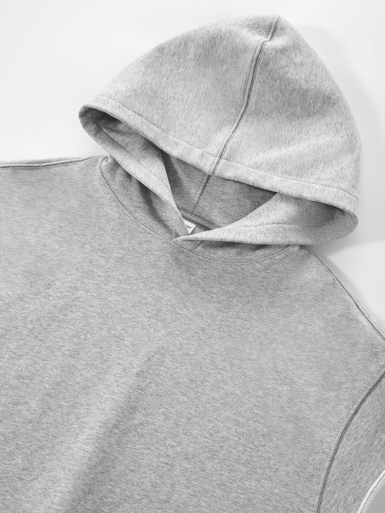 Street Rolled Sleeveless Hoodies Waistcoat Vest