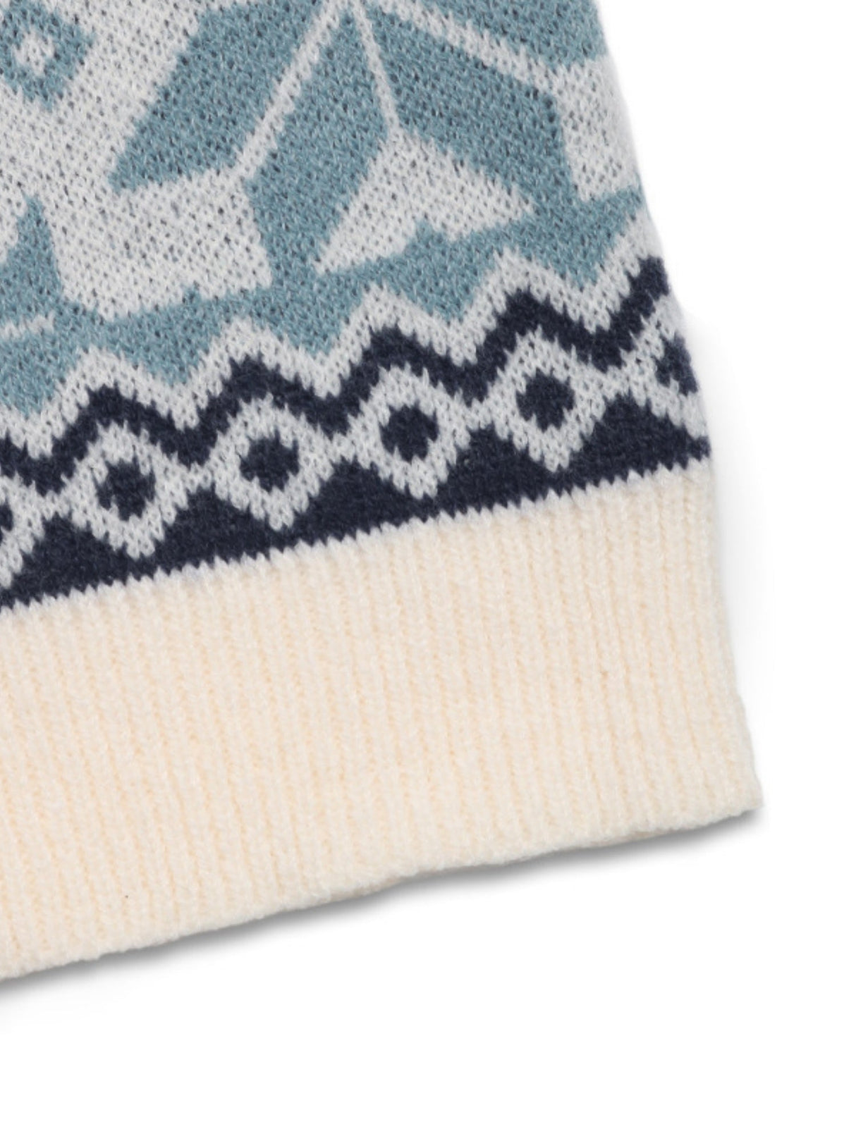 Christmas Snowflake Retro Round Neck Bottoming Top Sweater