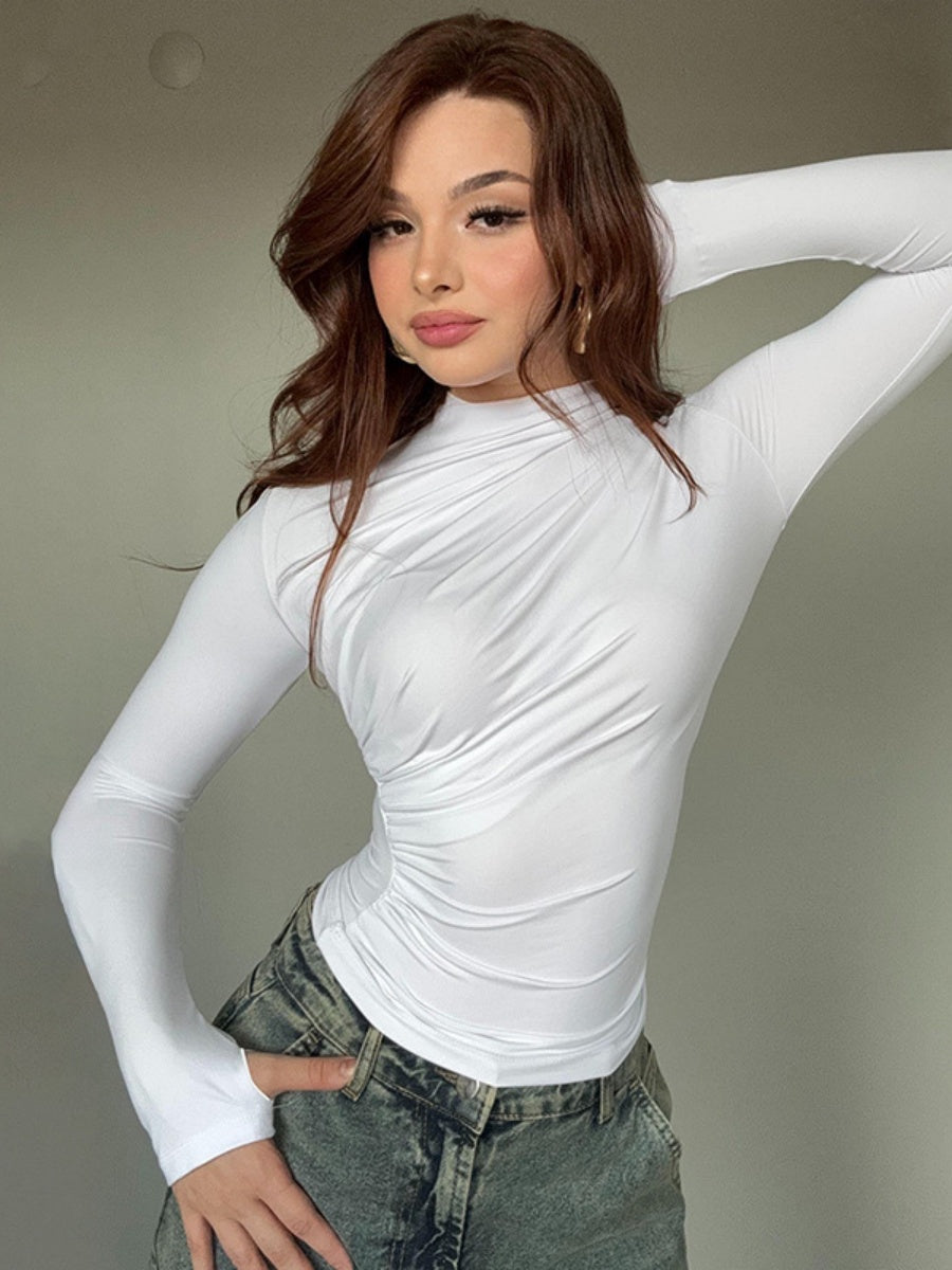 Liber Autumn Women's Pleated T-shirts