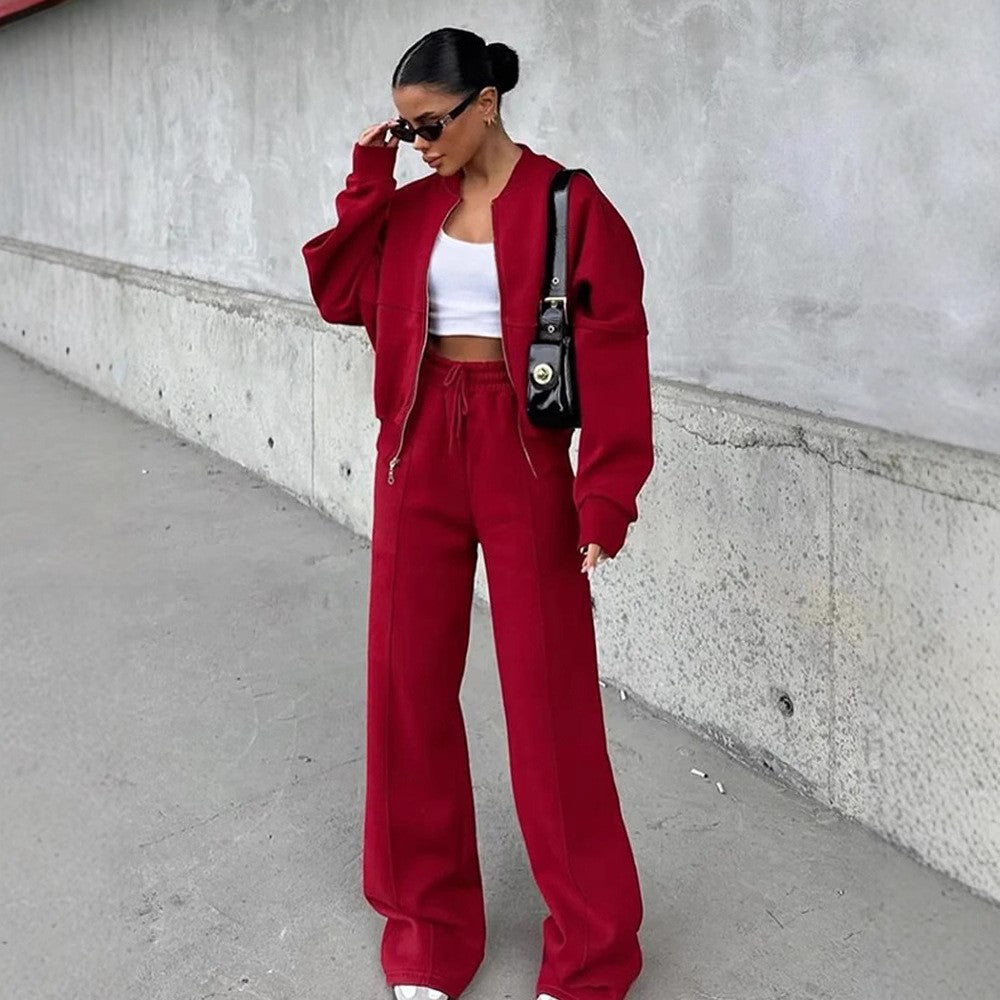 American-style Autumn/winter Cardigan Sportswear For Women