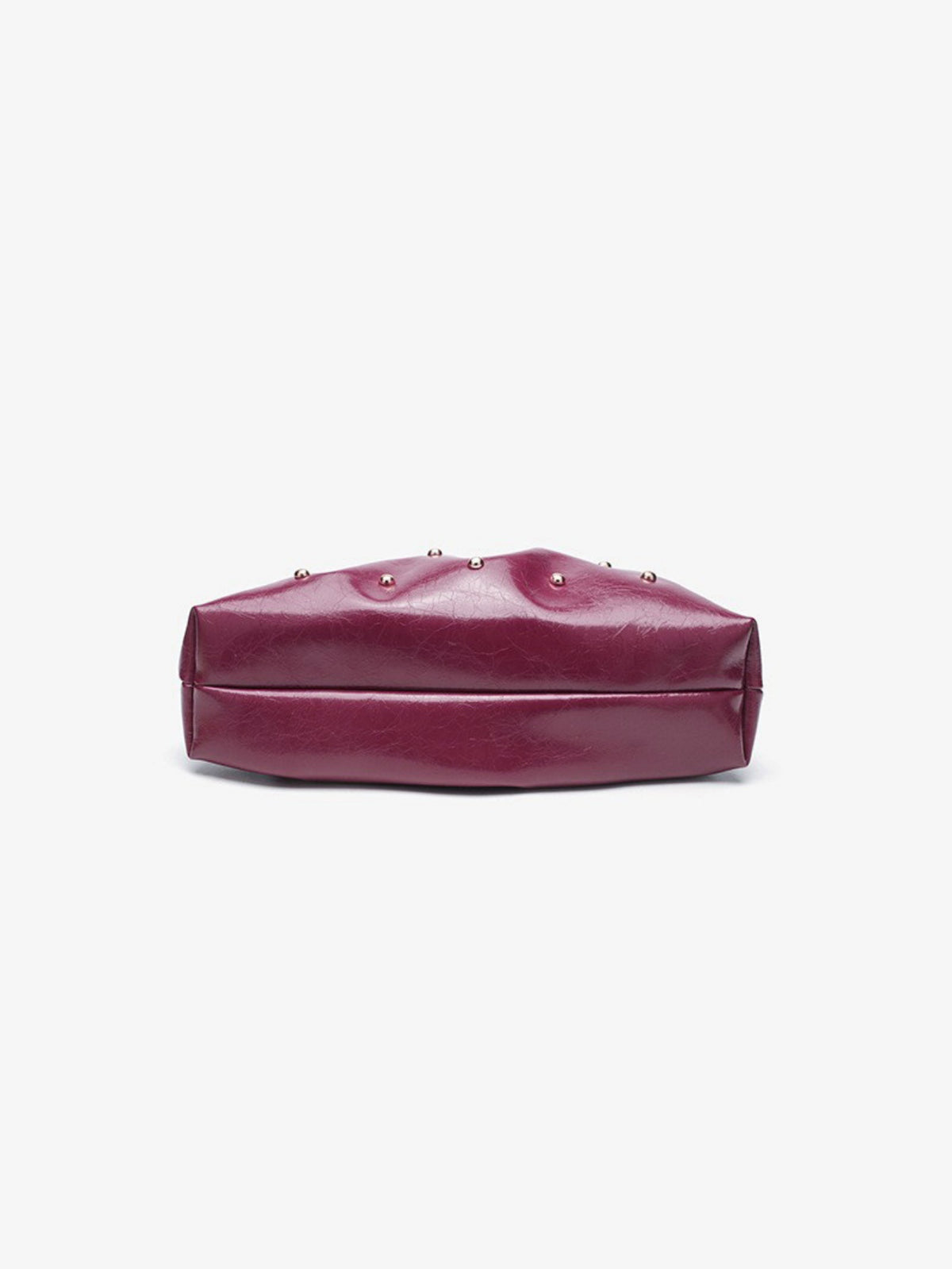 Studded Pleated Clutch Bag