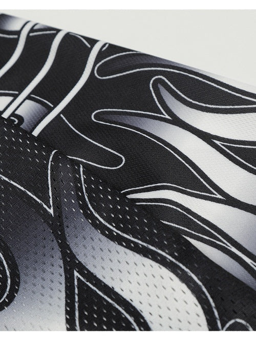 Neutral wear Printed Letter Long-sleeved T-shirt