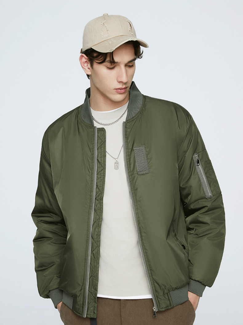 Thickening Stand Collar Pilot Loose Leisure Jackets