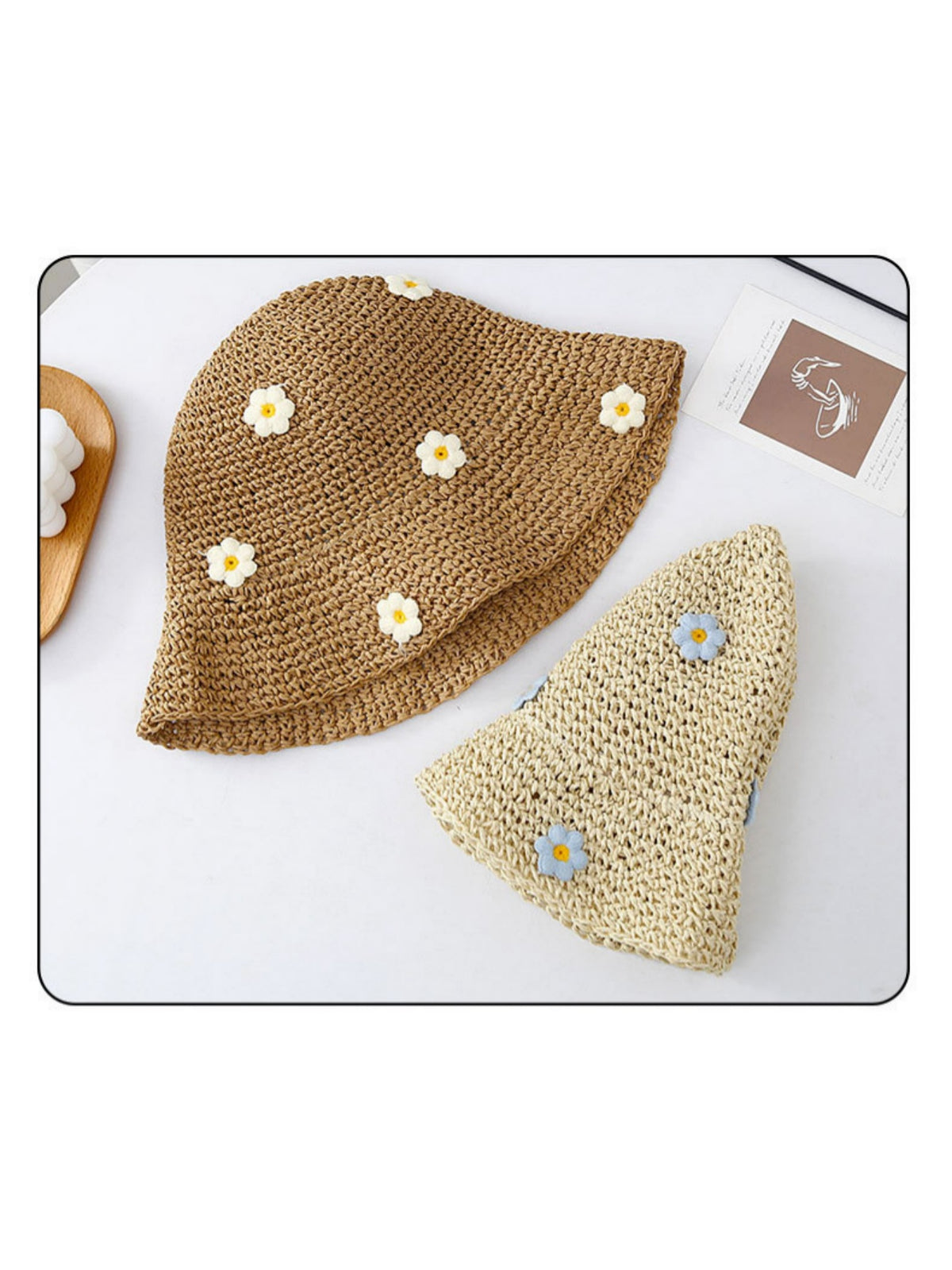 Little Flower Straw Hat