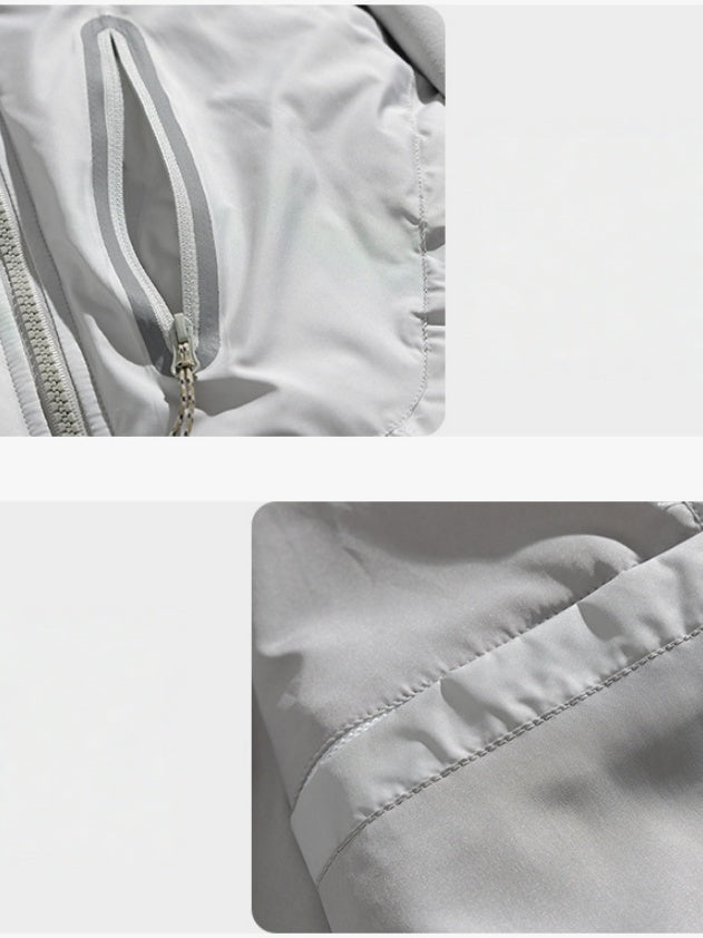 Lightweight Splicing Keep Warm Windproof Hooded Down Coat