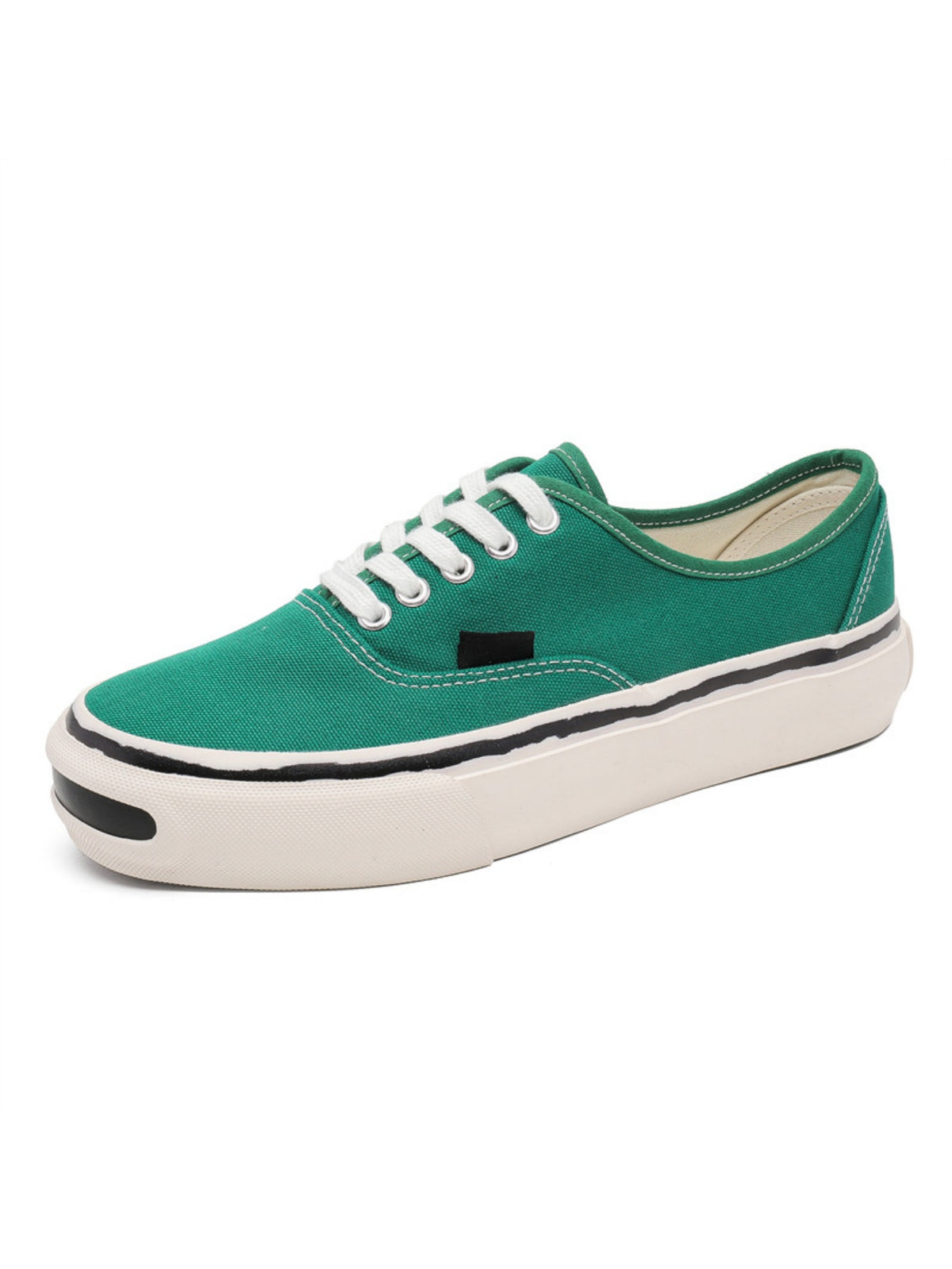 Color-blocked Canvas Shoes