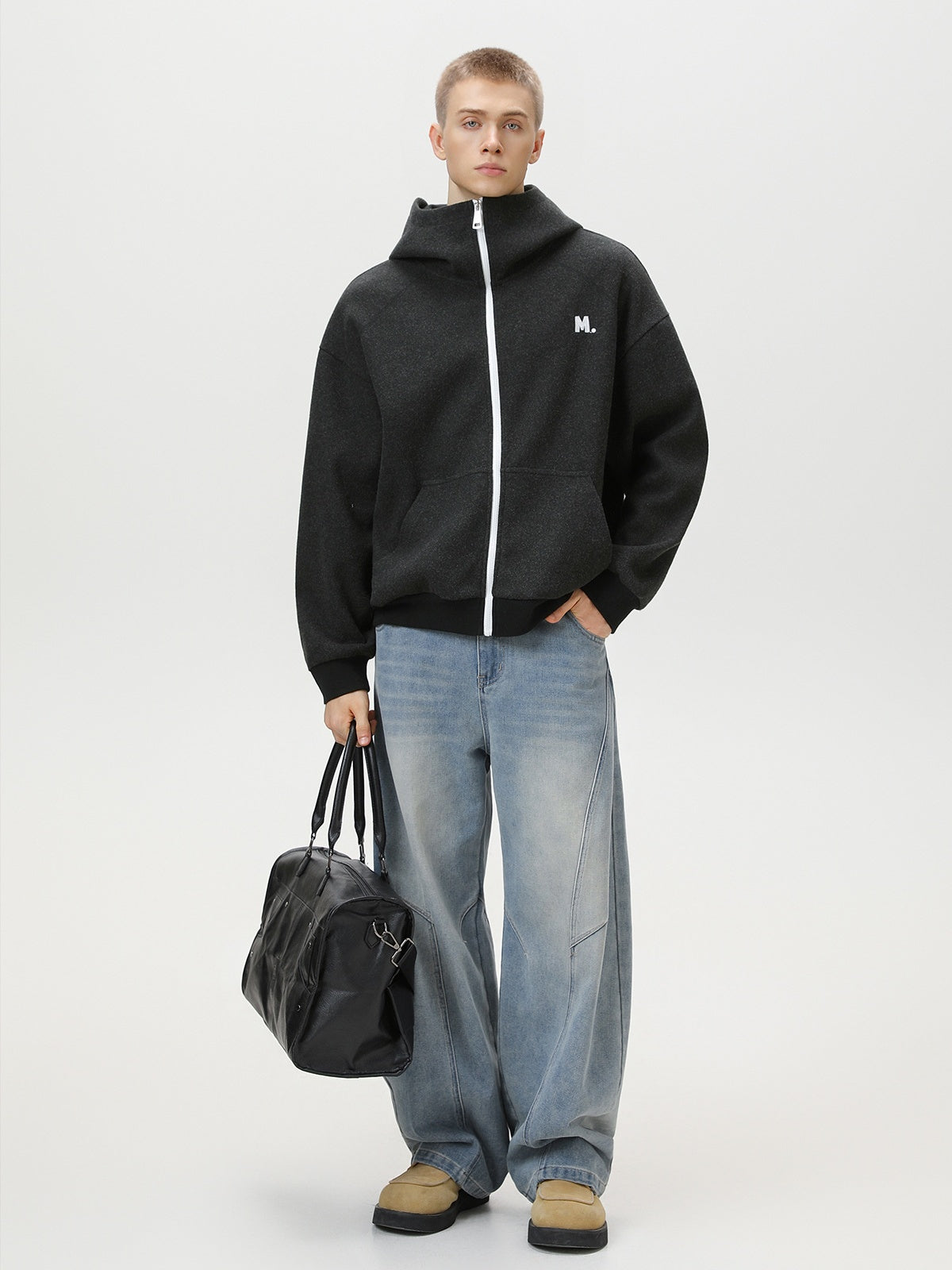 Liber Autumn Men's Embroidered Pattern Letter Jackets