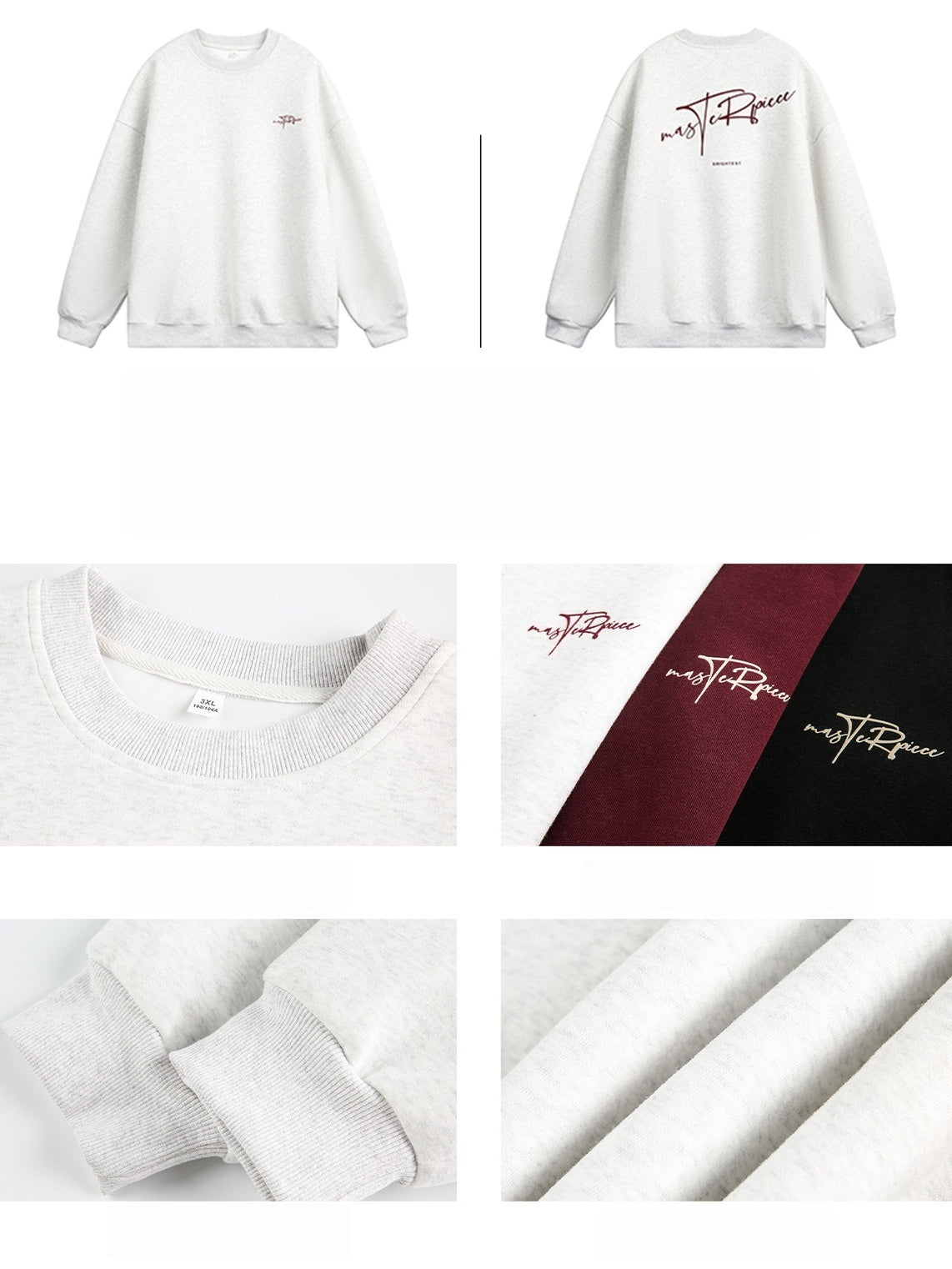 Liber Autumn Men's Printed Letter Sweatshirts&Hoodies