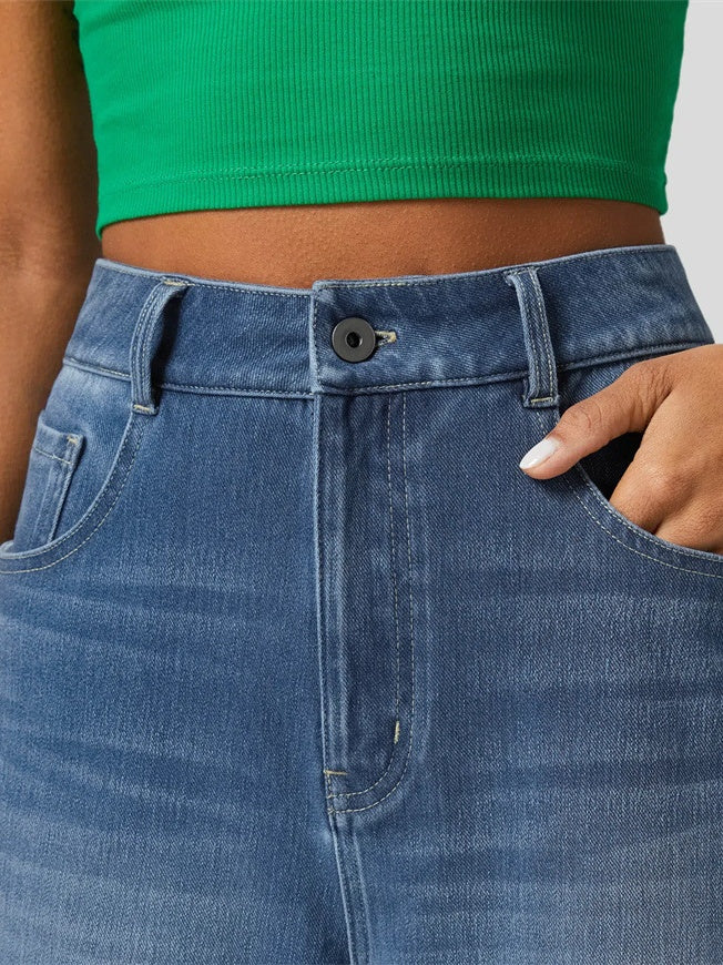 Liber Spring Women's Old Jeans