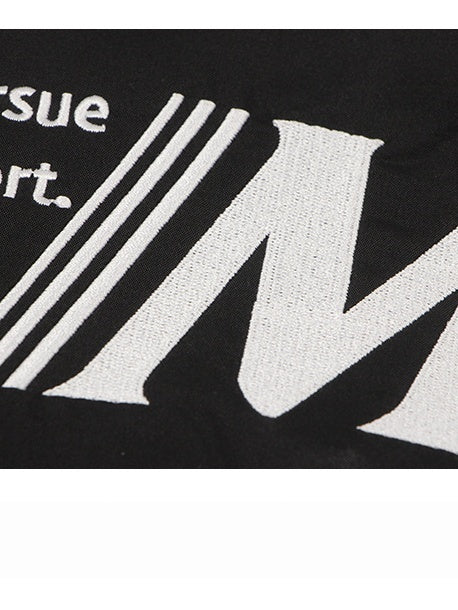 Liber Autumn Neutral wear Zipper decoration Letter Jackets