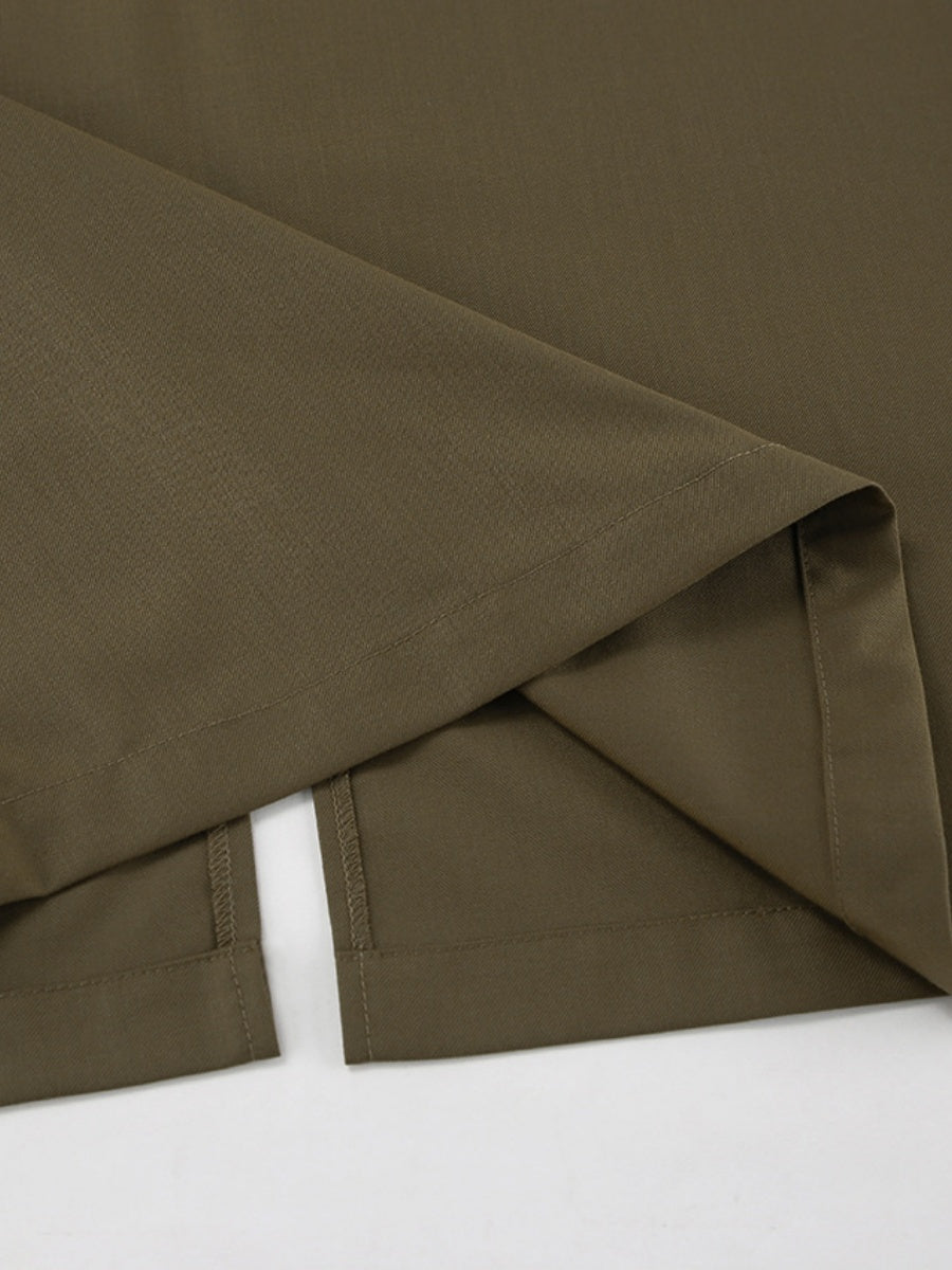 Straight low waist Pocket Skirt