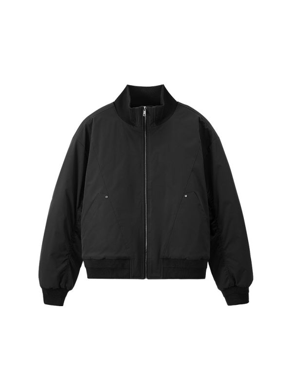 Cleanfit Deconstructed Tailoring Stand Collar Flight Jacket
