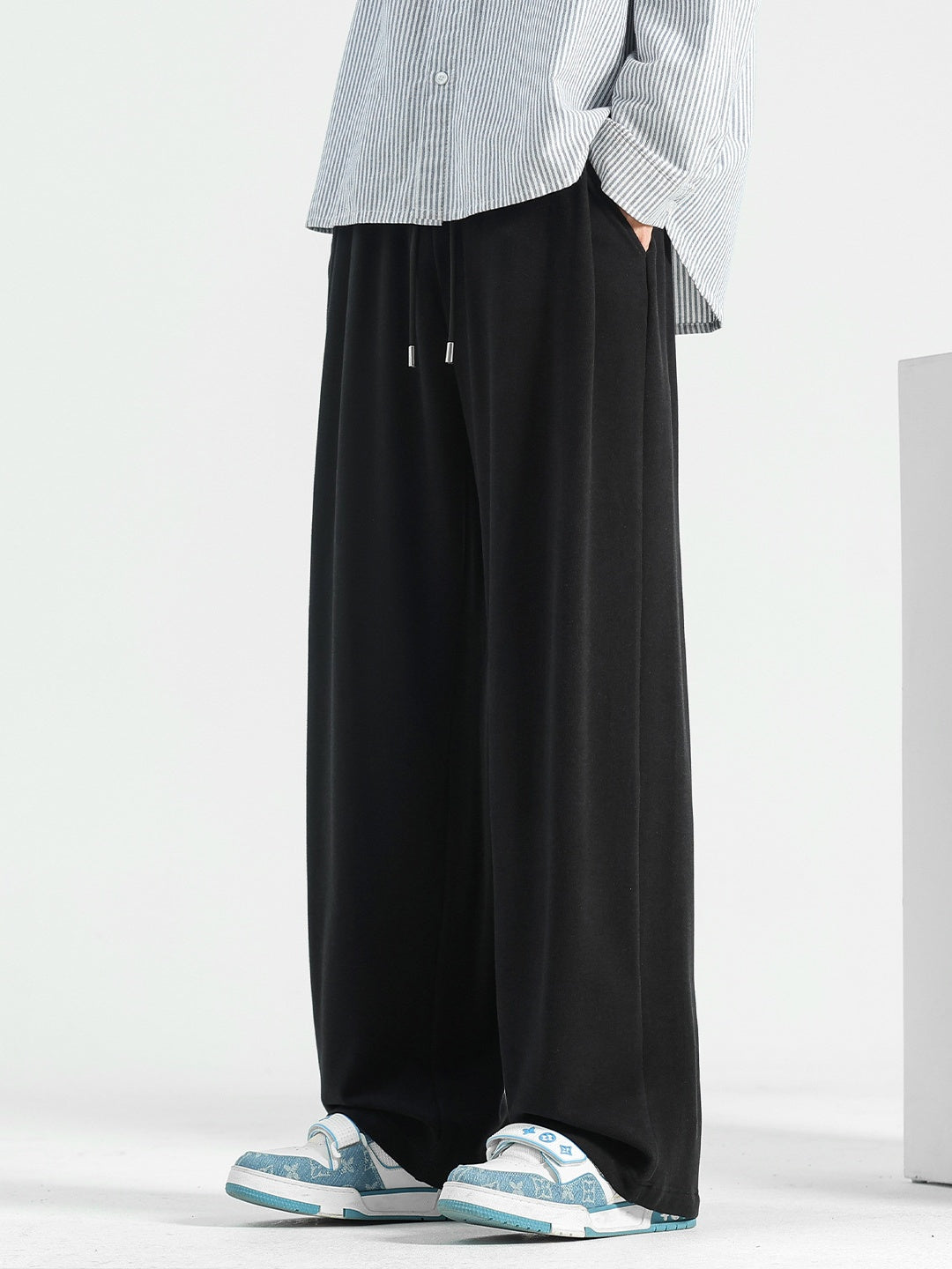 Drape Loose Sports Anti-wrinkle Leisure Wide-leg Sweatpants