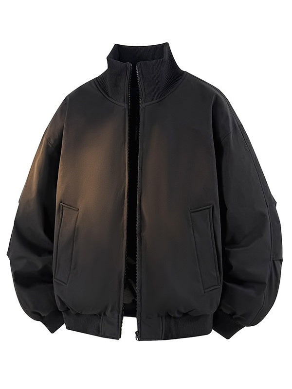 Three-proof Stand-up Collar Retro Workwear Flight Cotton Jacket