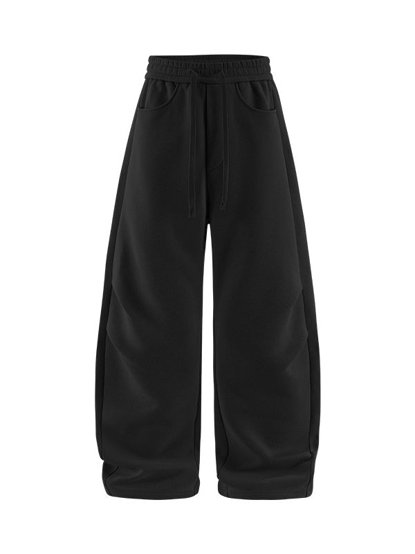 Double Pleat Machete Plush Casual Sweatpants