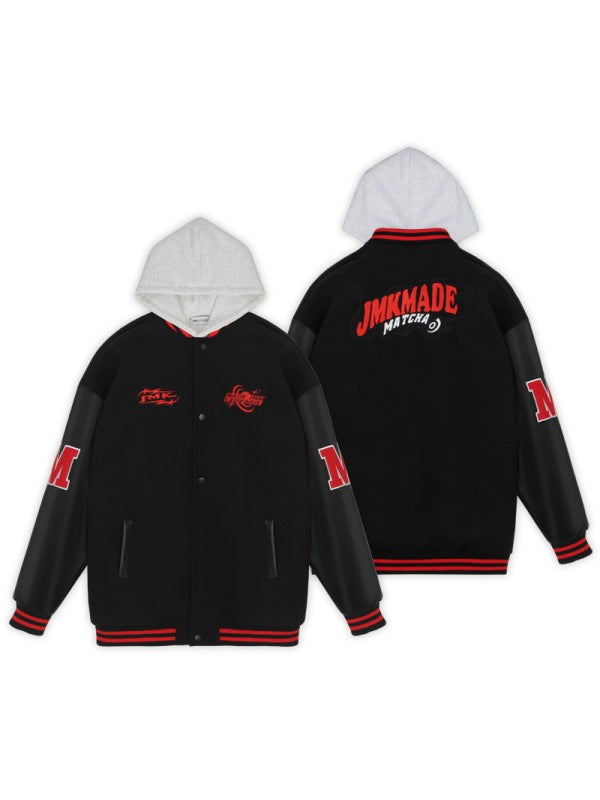 Liber Autumn Neutral wear Pocket decoration Letter Jackets