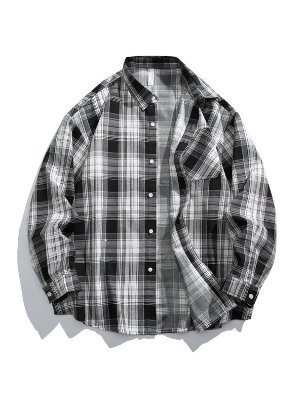 Liber Autumn Neutral wear Badge Solid Color Shirts