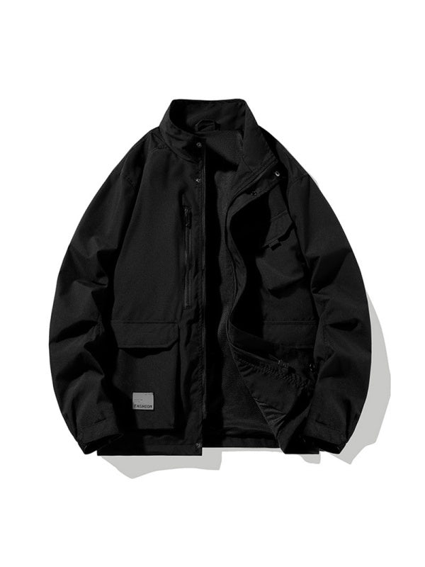 All-match Trend Sports Outdoor Leisure Multiple Pockets Work Jacket