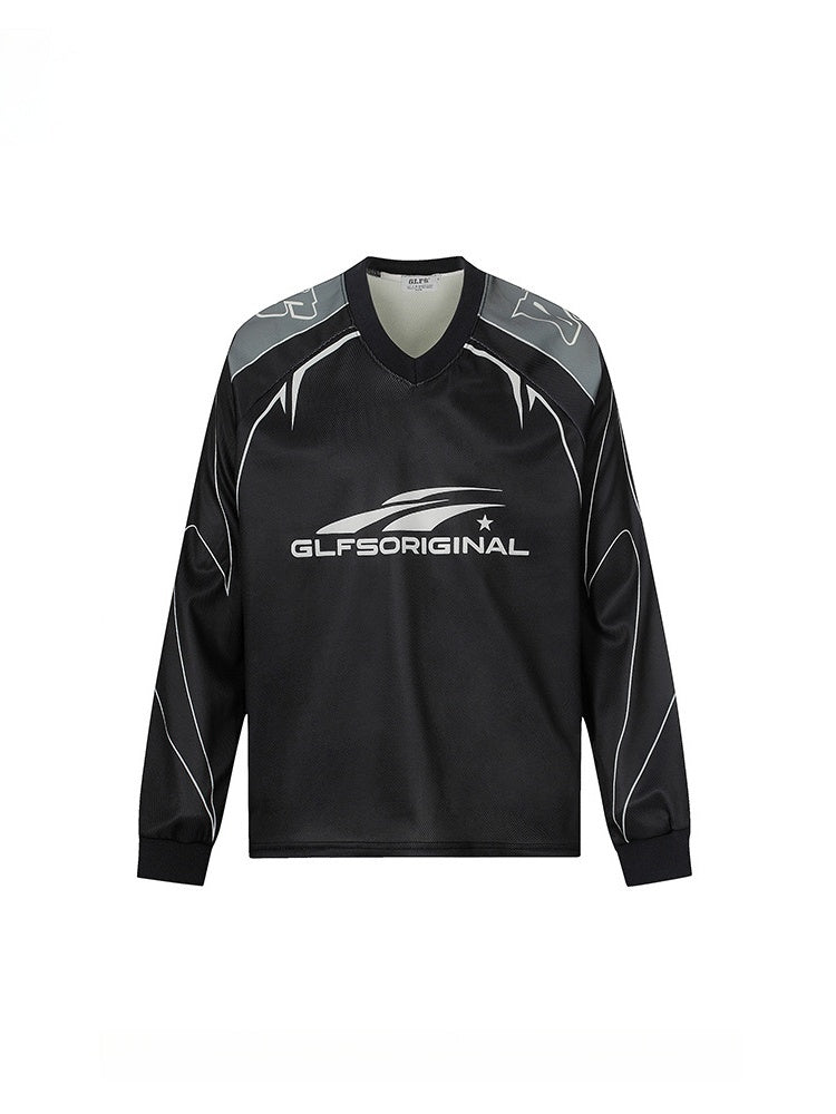 Liber Autumn Neutral wear Printed Letter T-shirts