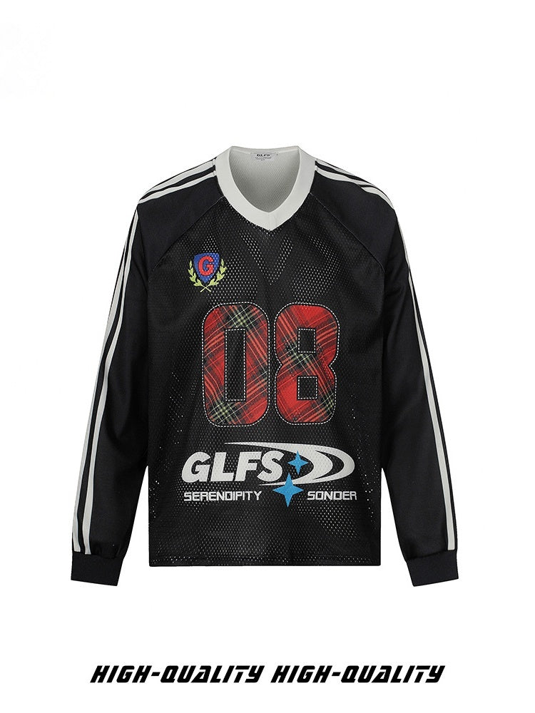 Liber Autumn Neutral wear Printed Letter T-shirts