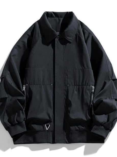 Liber Autumn Men's Solid Color Jackets