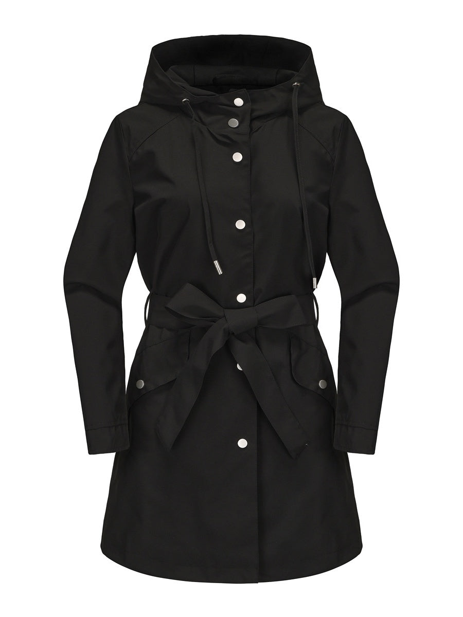 Removable Cap Water Proof Long Sleeve Thin Zipper Jackets