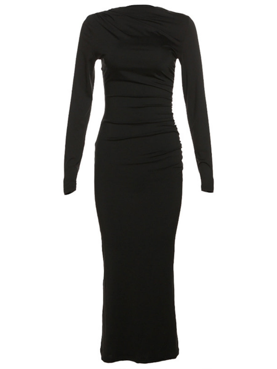 Liber Winter Women's Solid Color Solid Color Maxi Dresses