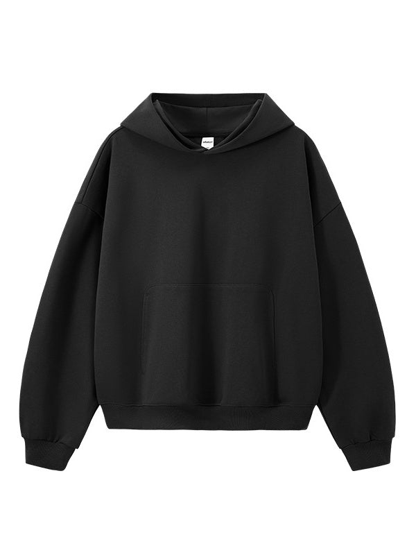 Liber Autumn Neutral wear Solid Color Sweatshirts&Hoodies