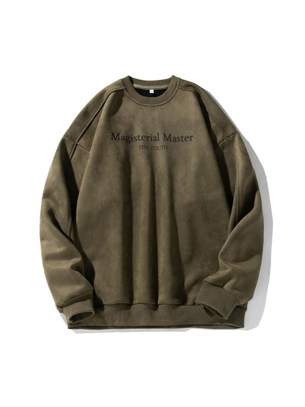 Liber Autumn Men's Embroidered Pattern Letter Sweatshirts&Hoodies