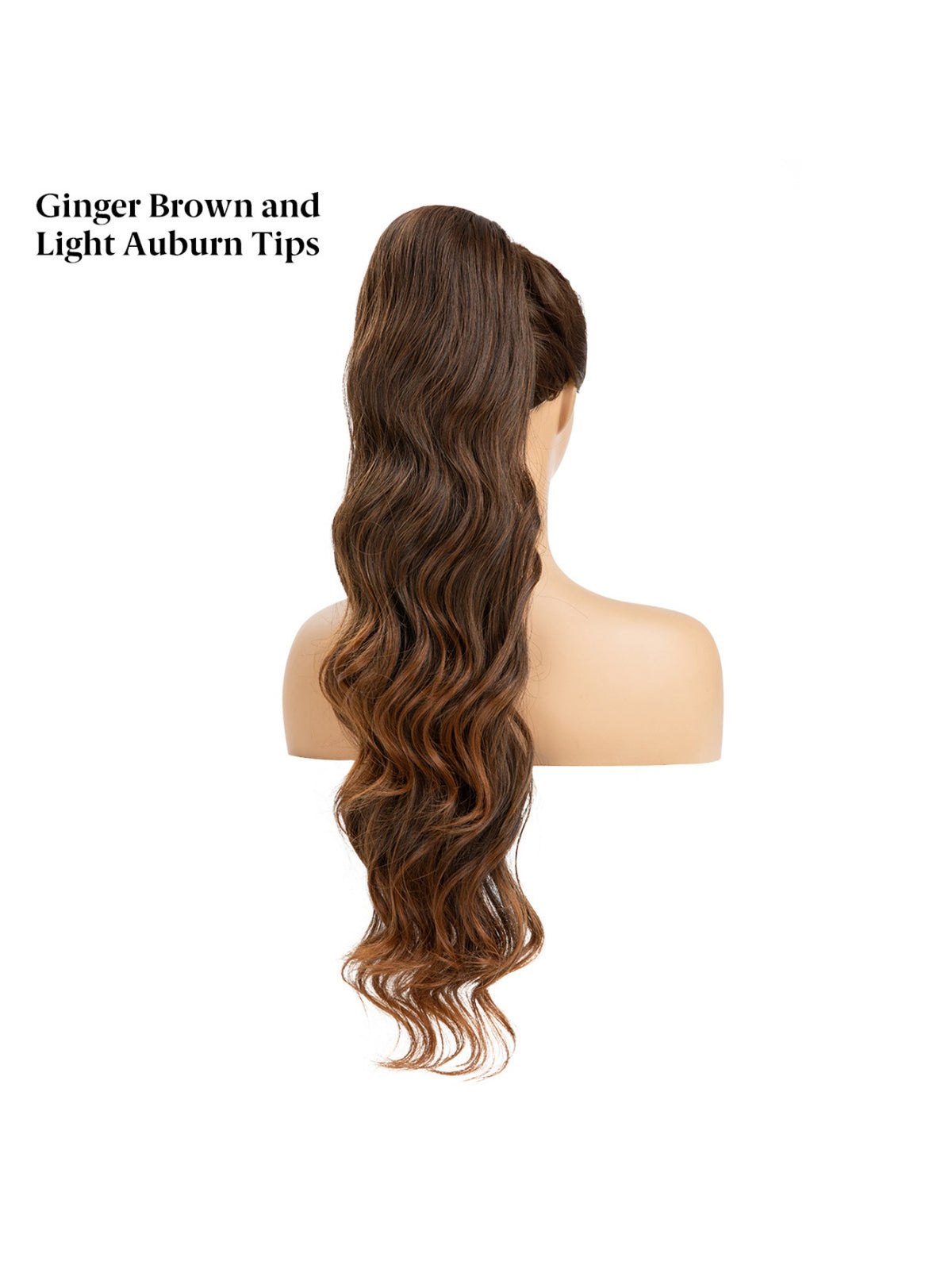 Water Ripple Drawstring Style High-temperature Synthetic Fiber Long Curly Hair