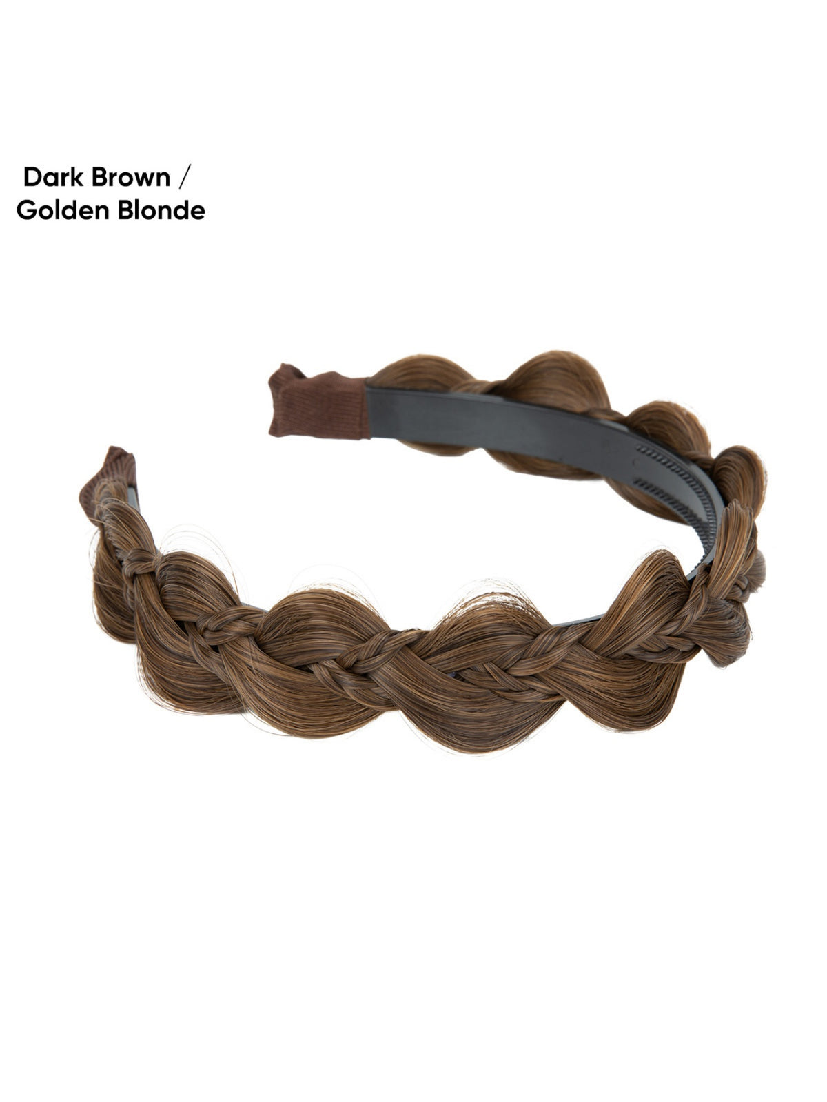 Braided Headband, Wide-brimmed Three-strand Sandwich Wig