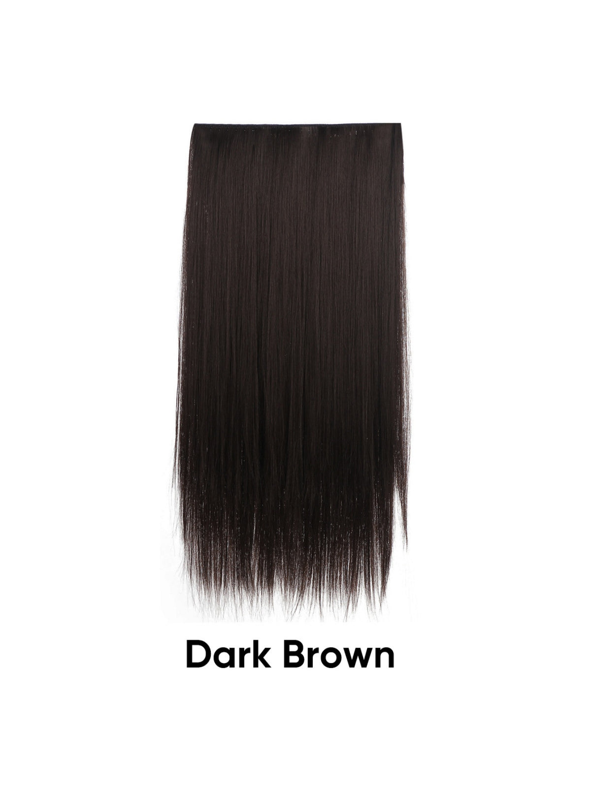 Seamless, Invisible, One-piece Long Straight Wig With Fluffy Hair