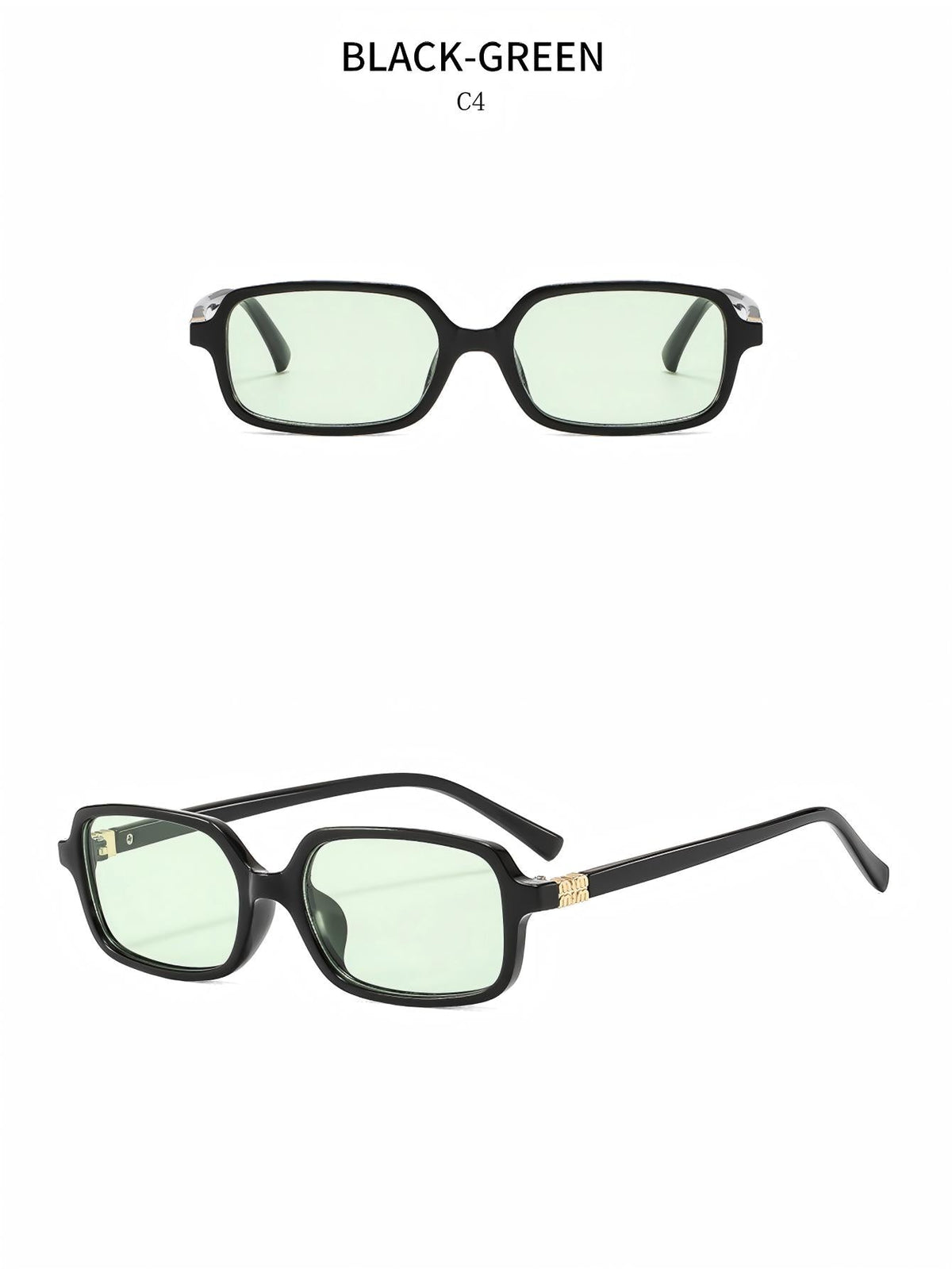 Kleine quadratische Sonnenbrille