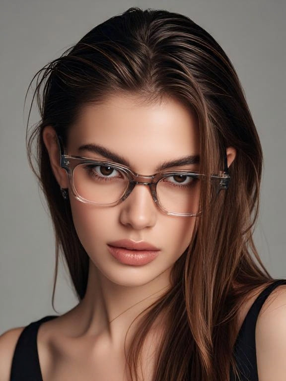 Semi-transparent Prescription Glasses