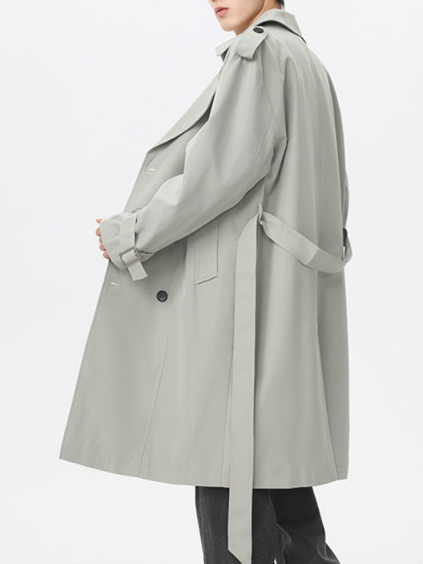 Double-breasted Mid-length Trench Coats