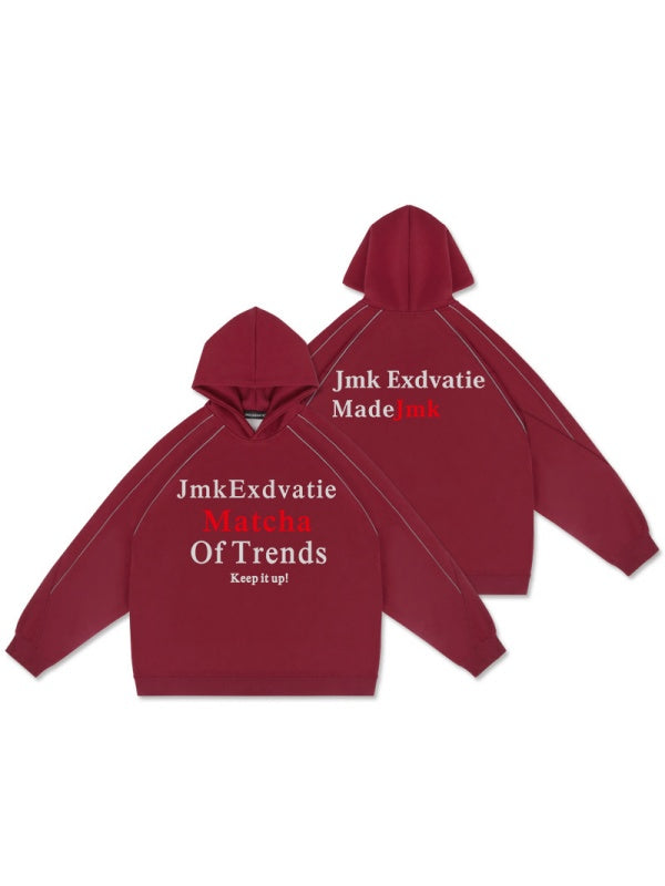 Liber Autumn Neutral wear Printed Letter Sweatshirts&Hoodies