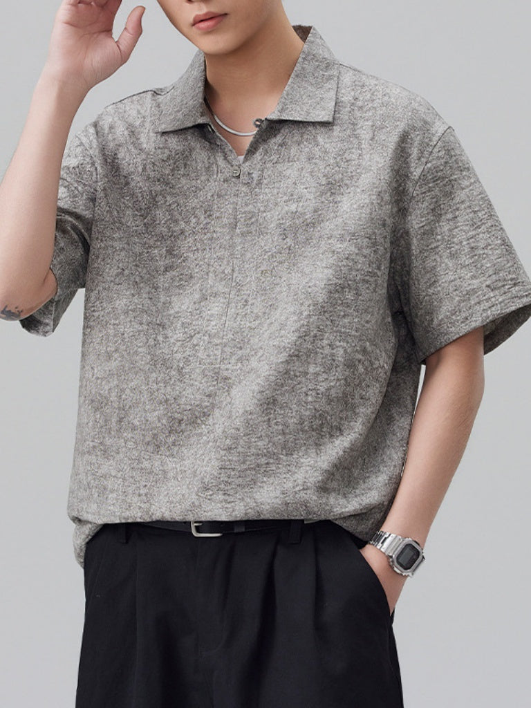 Leisure Loose-fit Retro Polo Shirts