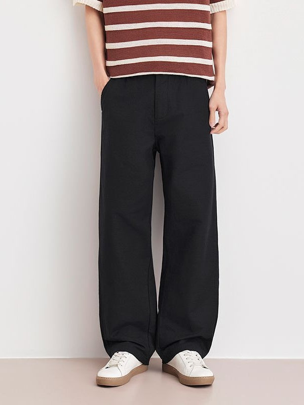 Loose-fit Drape Patchwork Pants