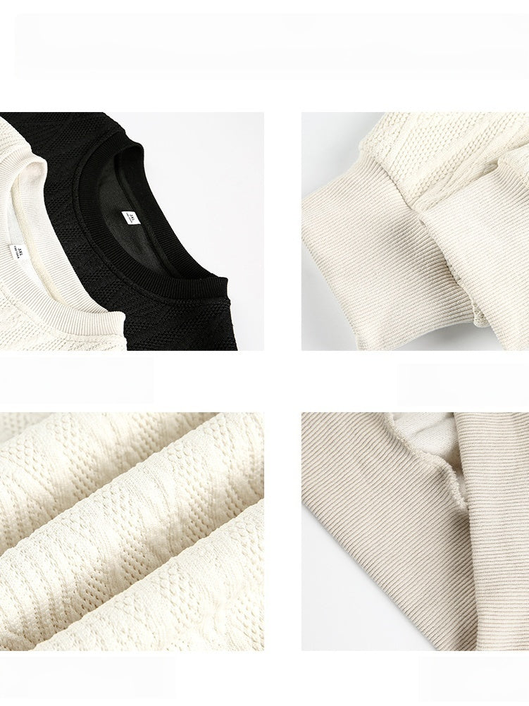 Liber Autumn Men's Solid Color Sweatshirts
