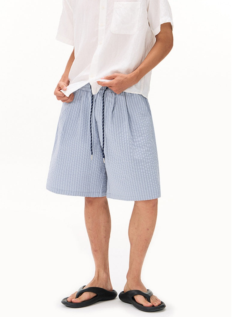 Plaid Loose-fit Five Points Shorts